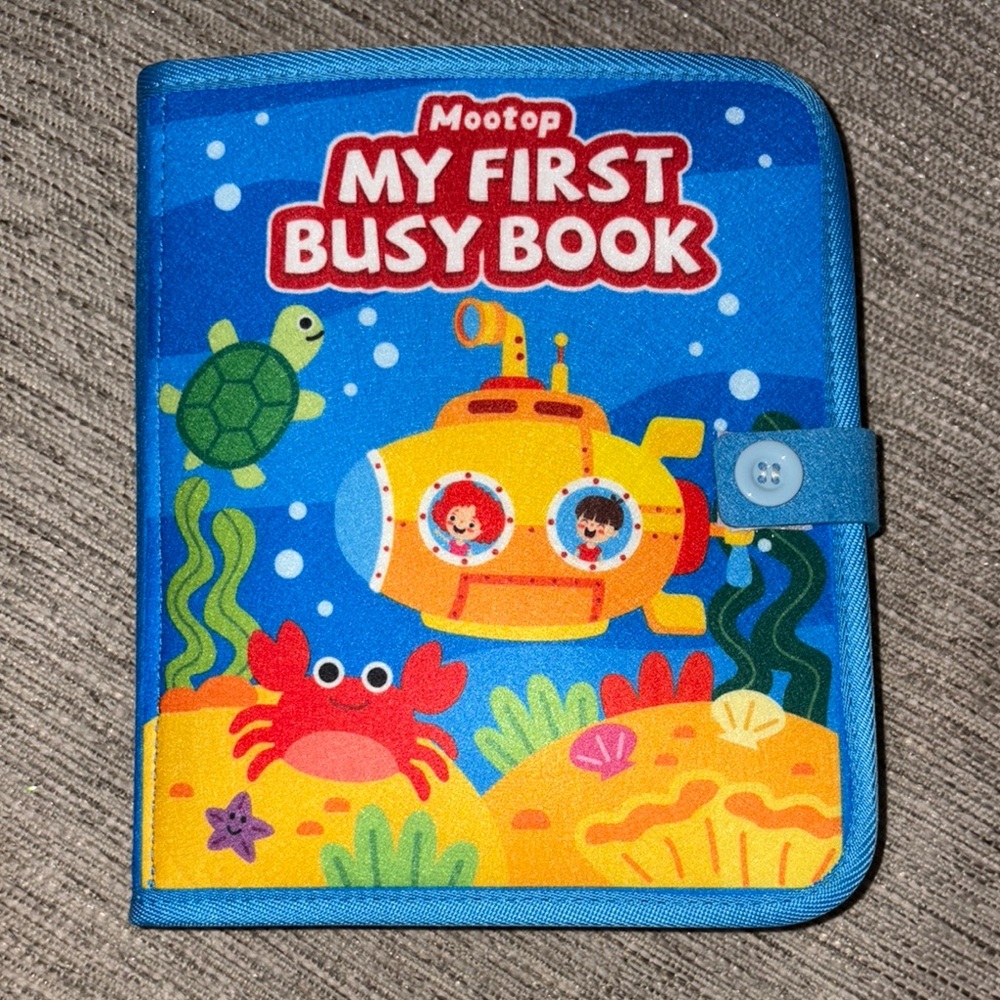 My First Busy Book - Blue and Yellow